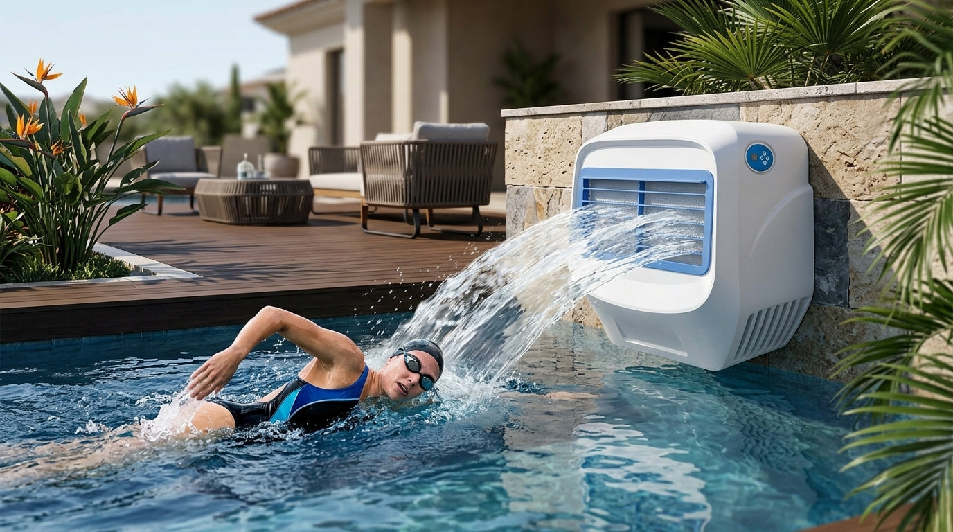Unlock Infinite Possibilities: Transform Your Pool into an Endless Aquatic Oasis with Our Wall-Mounted Fitness Surf System