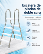 Escalera de piscina