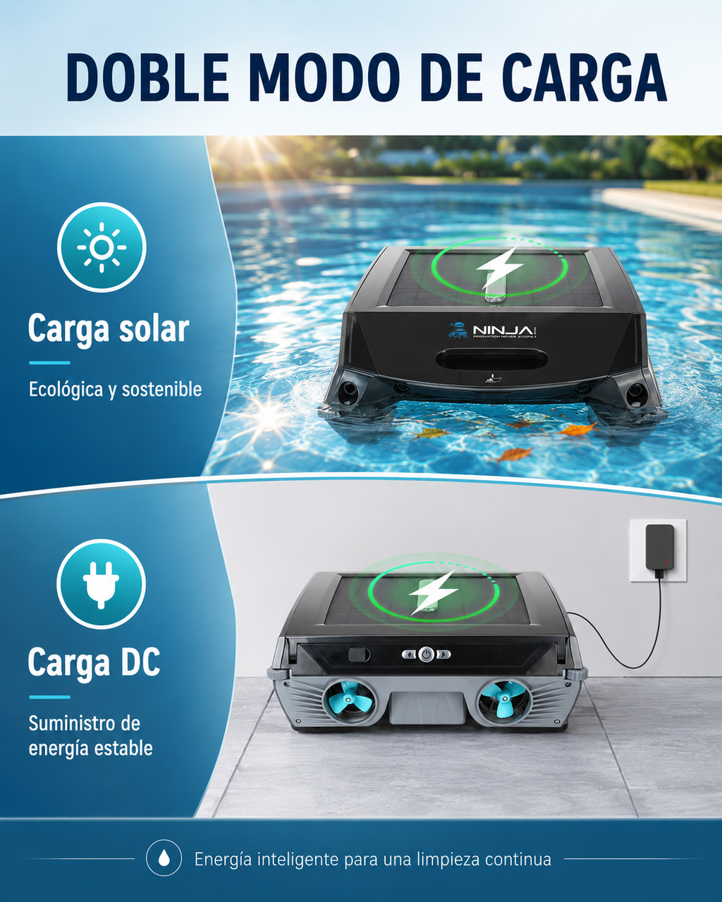 Skimmer robótico para piscinas