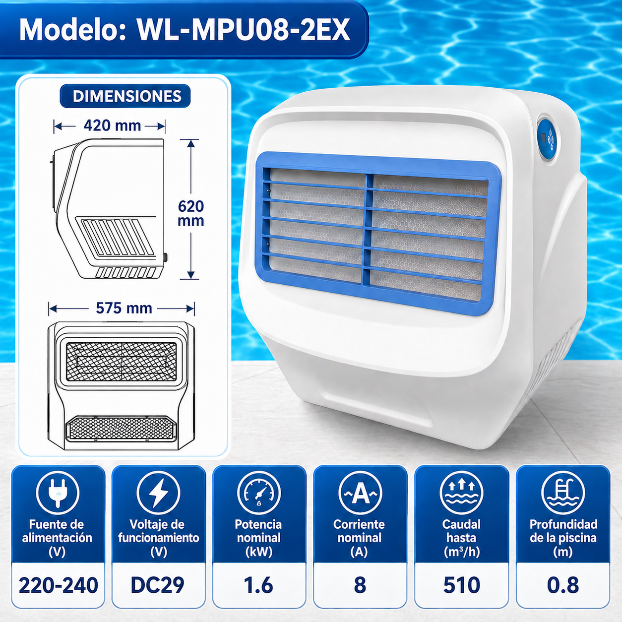 máquina de olas