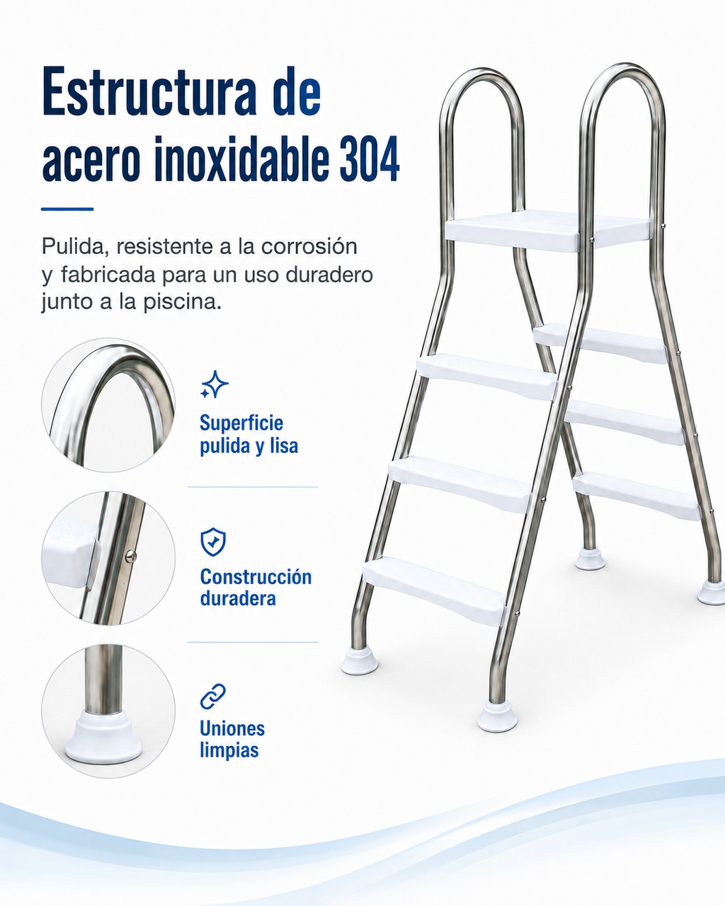 Escalera de piscina