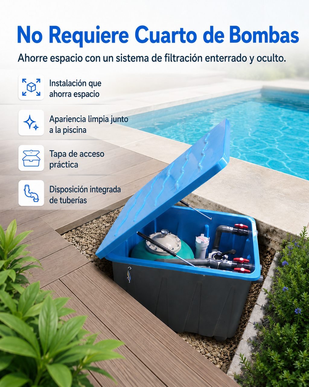 Sistema de filtración enterrado