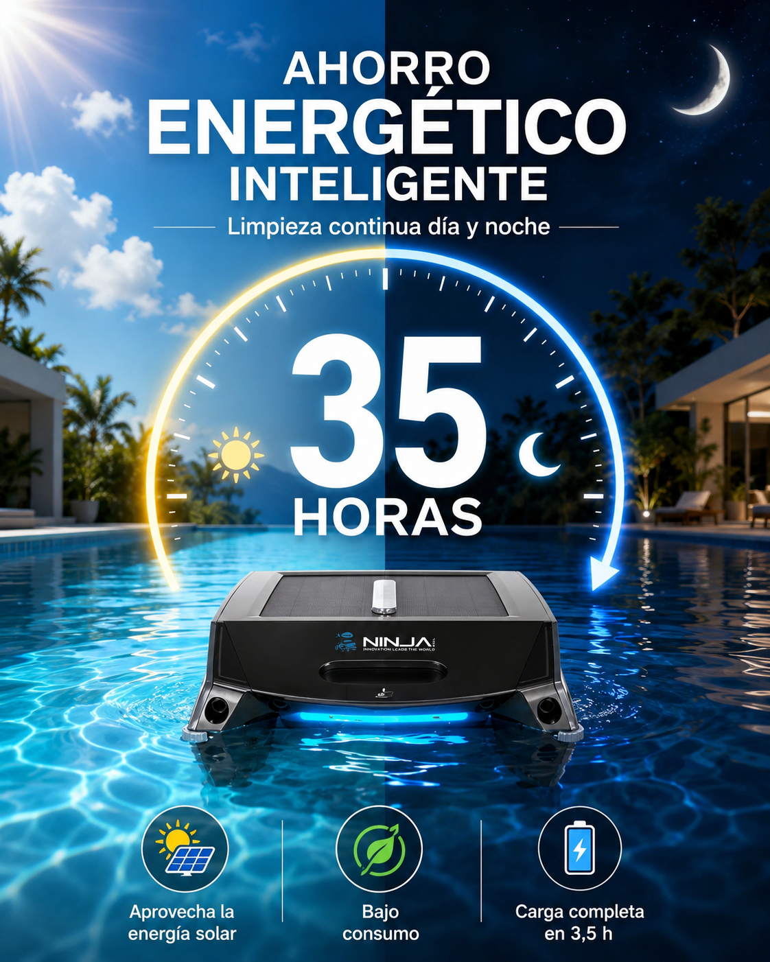 Skimmer robótico para piscinas