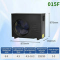 Heating and temperature control equipment for spa pools: air-source heat pumps